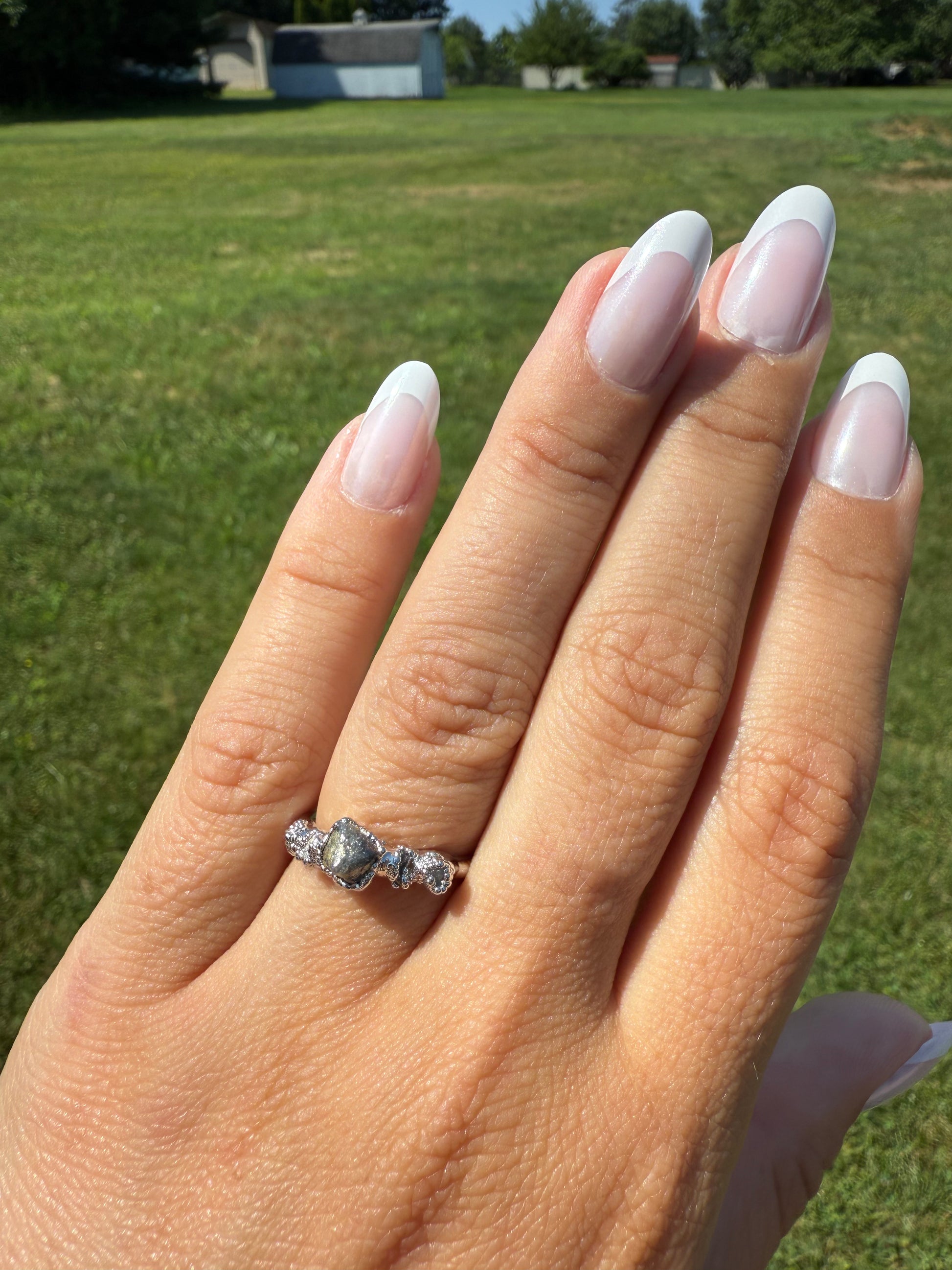 Five Stone Diamond Engagement White Gold