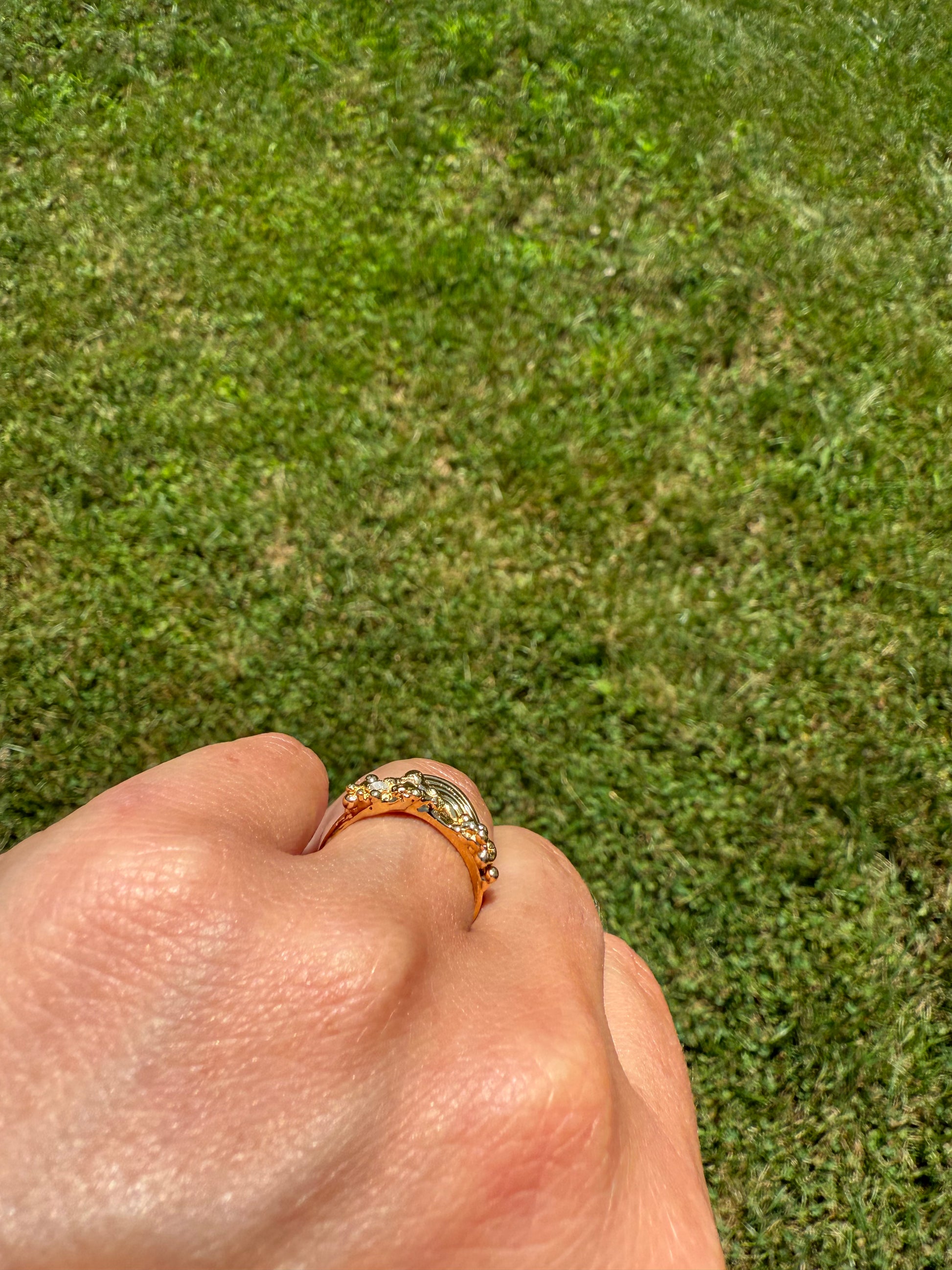 Diamond Rainbow Ring