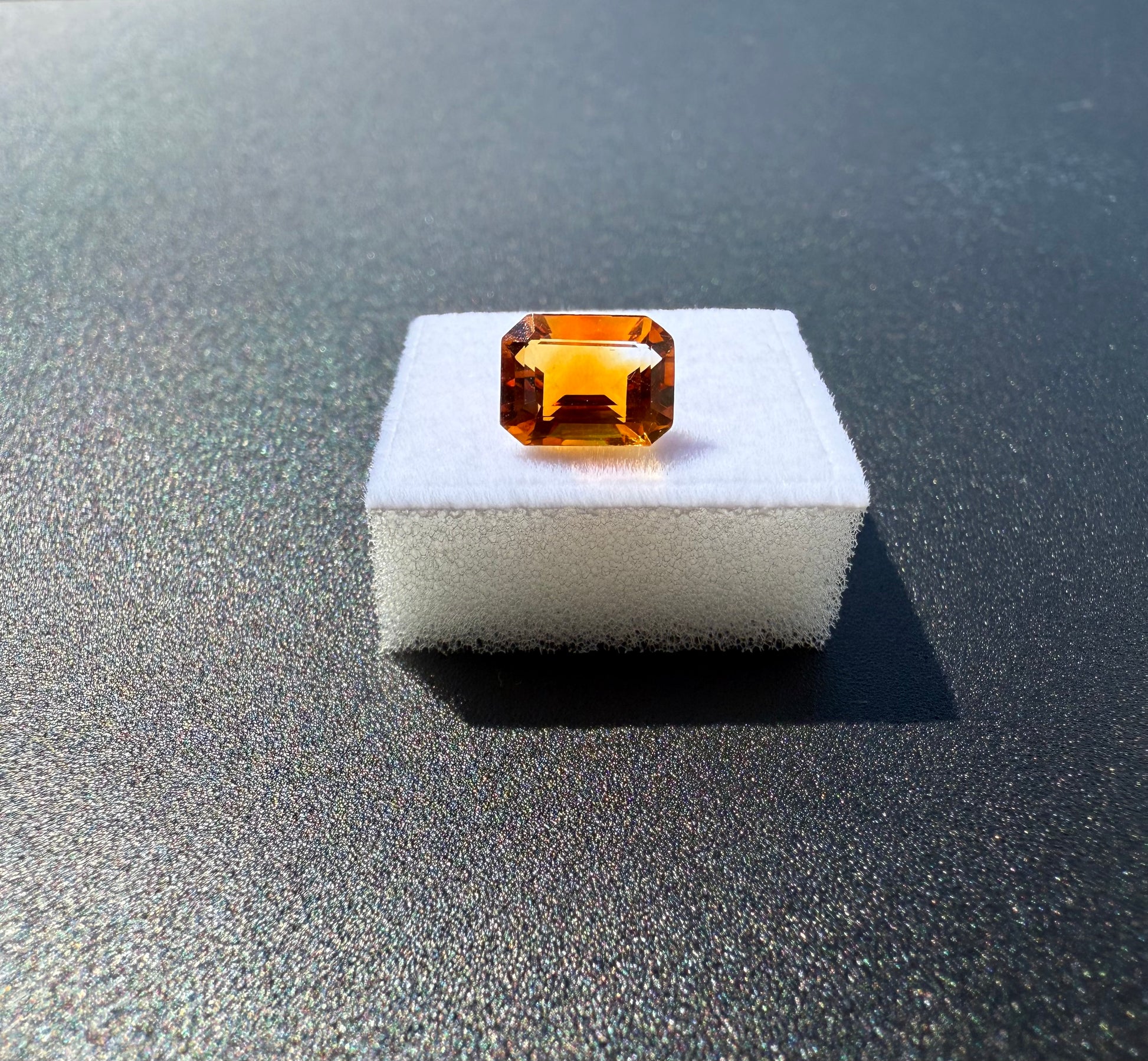 Natural Citrine Emerald Cut