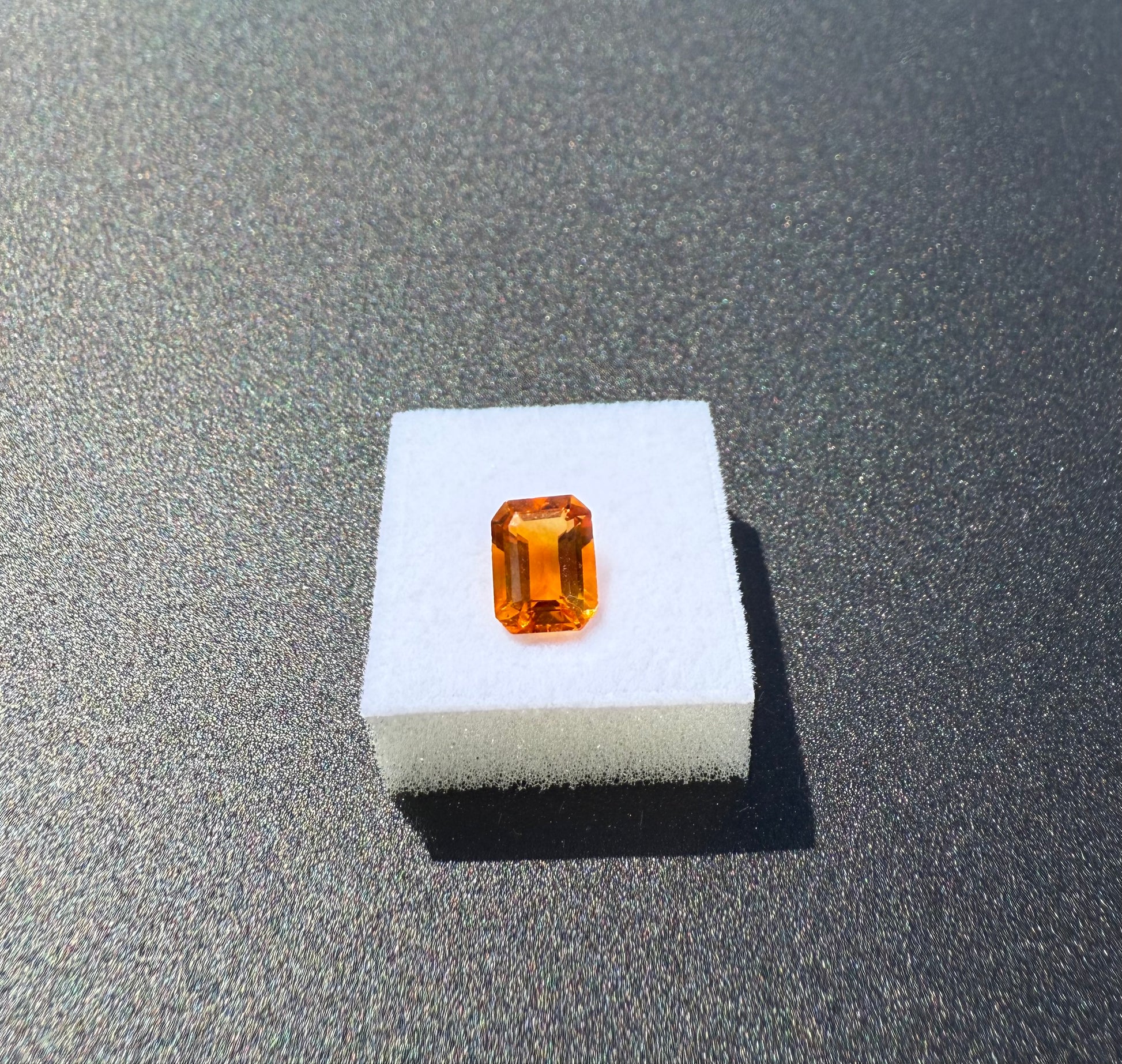 Natural Citrine Emerald Cut
