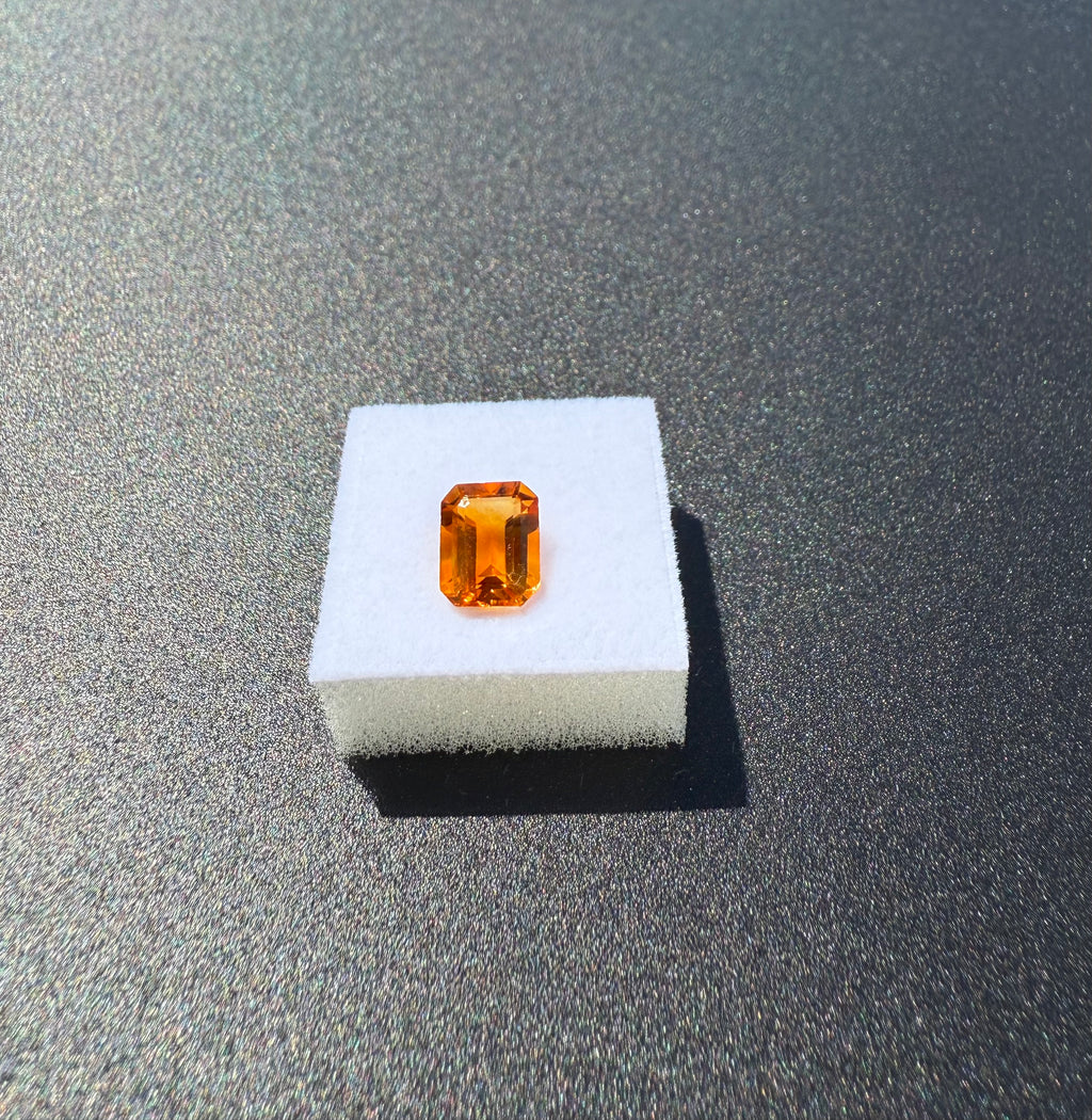 Natural Citrine Emerald Cut
