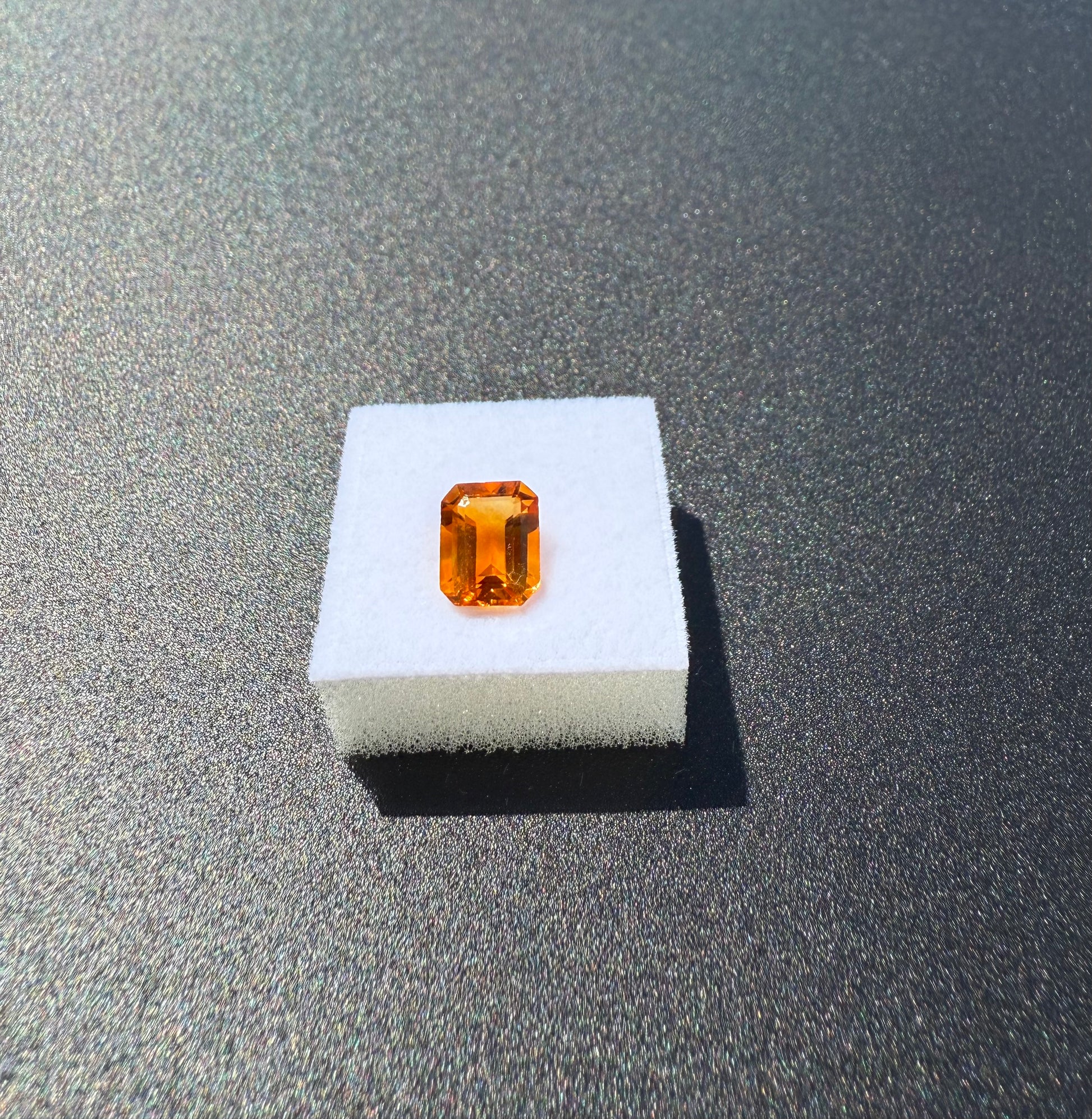 Natural Citrine Emerald Cut