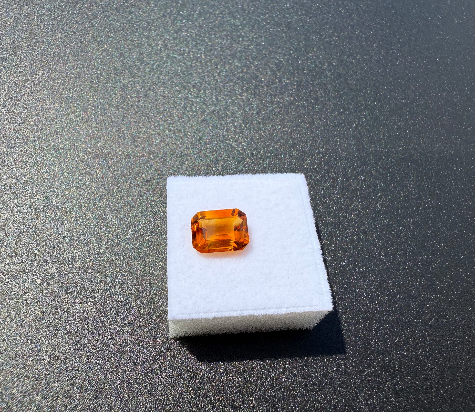 Natural Citrine Emerald Cut