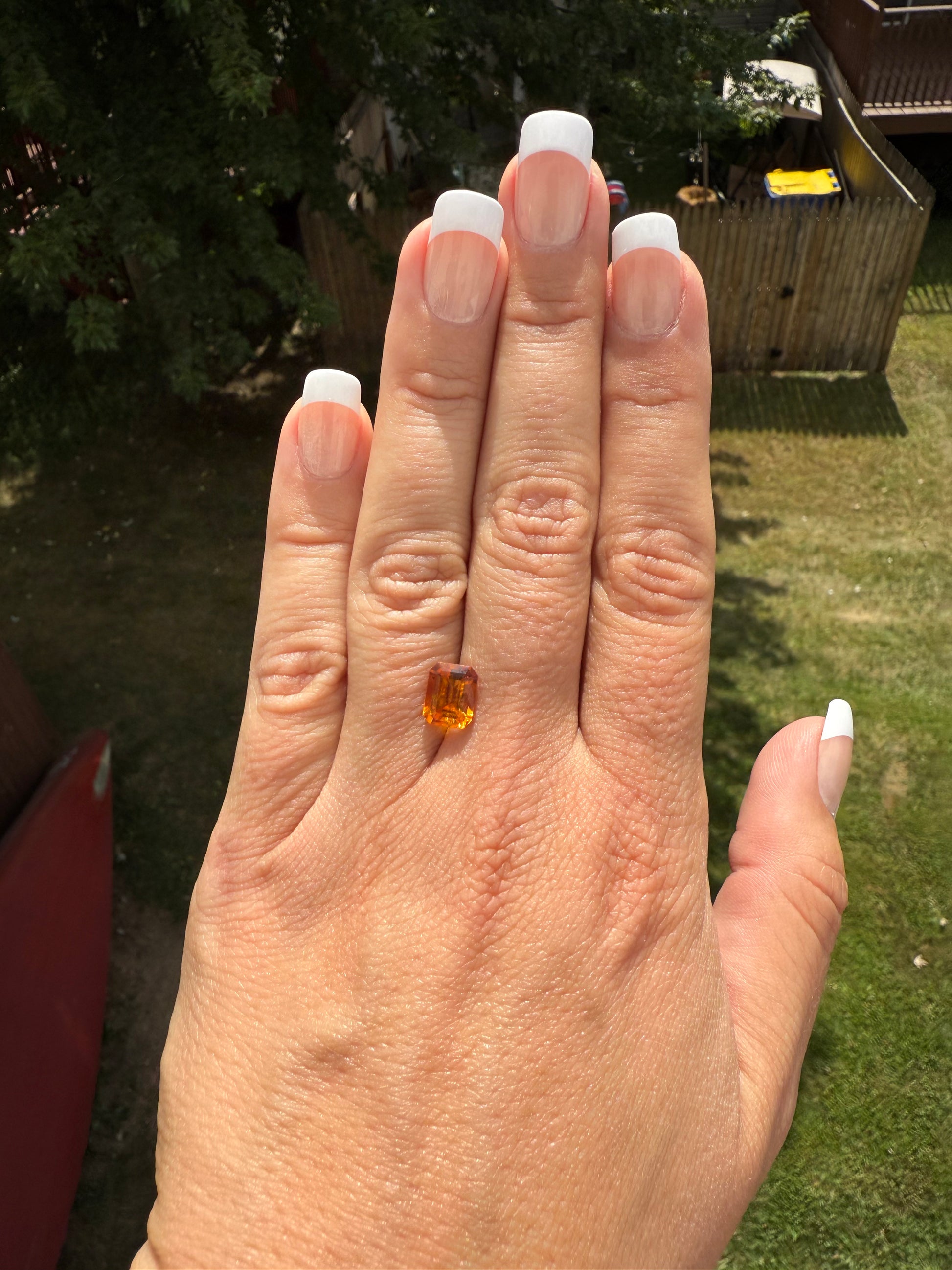 Natural Citrine Emerald Cut