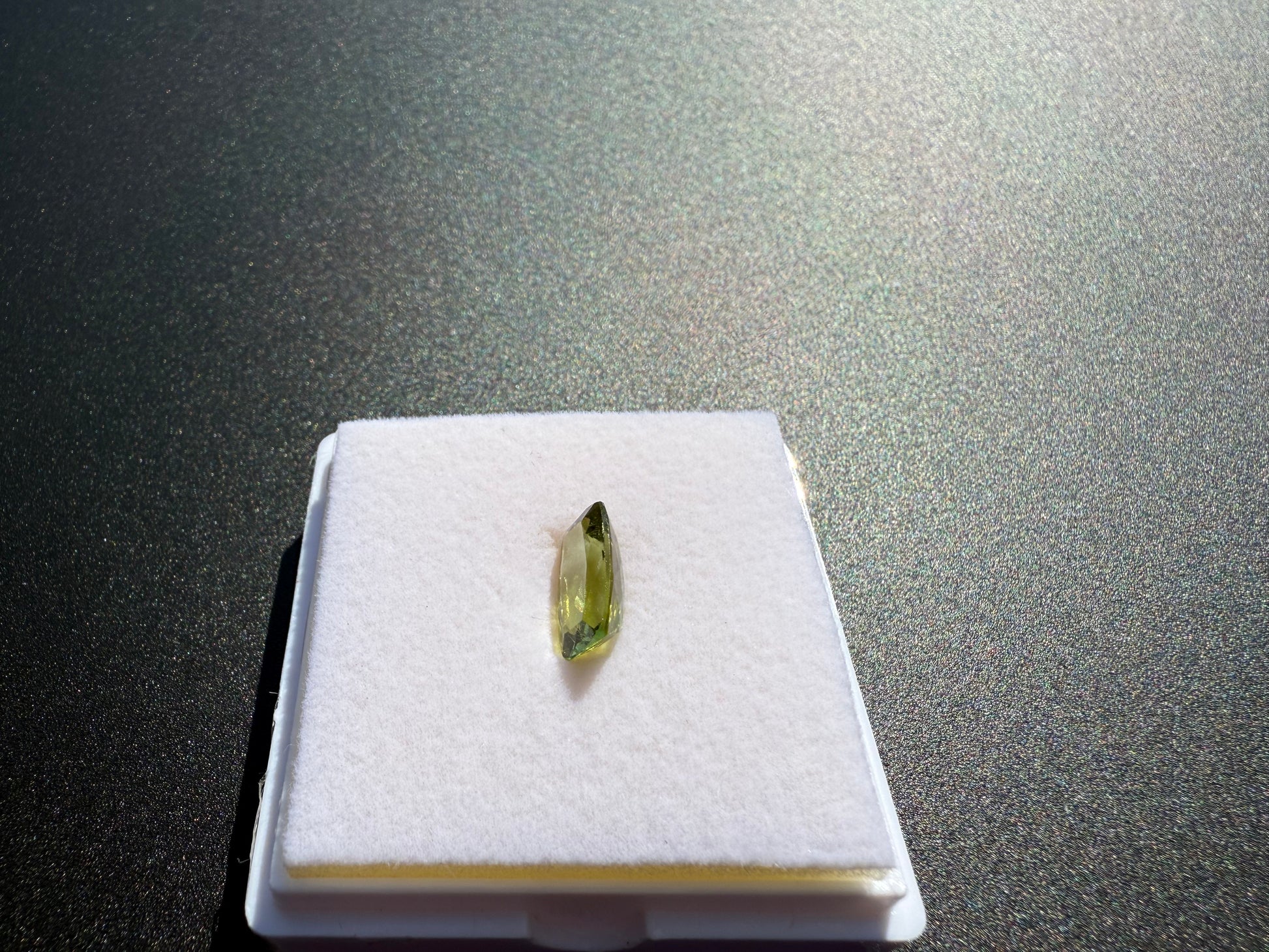Natural Green Tourmaline Elongated Emerald Cut