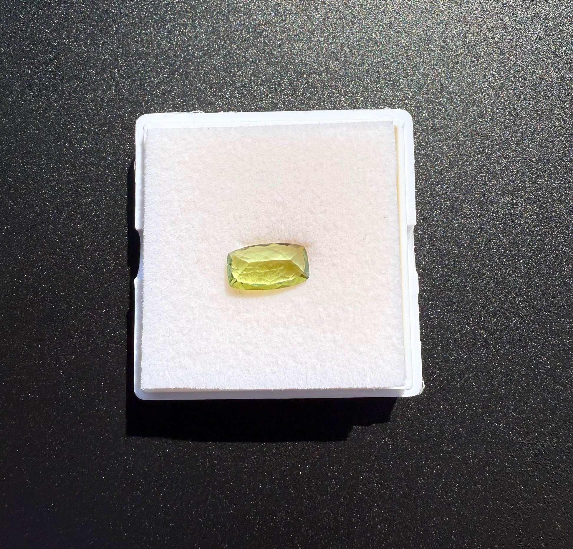 Natural Green Tourmaline Elongated Emerald Cut