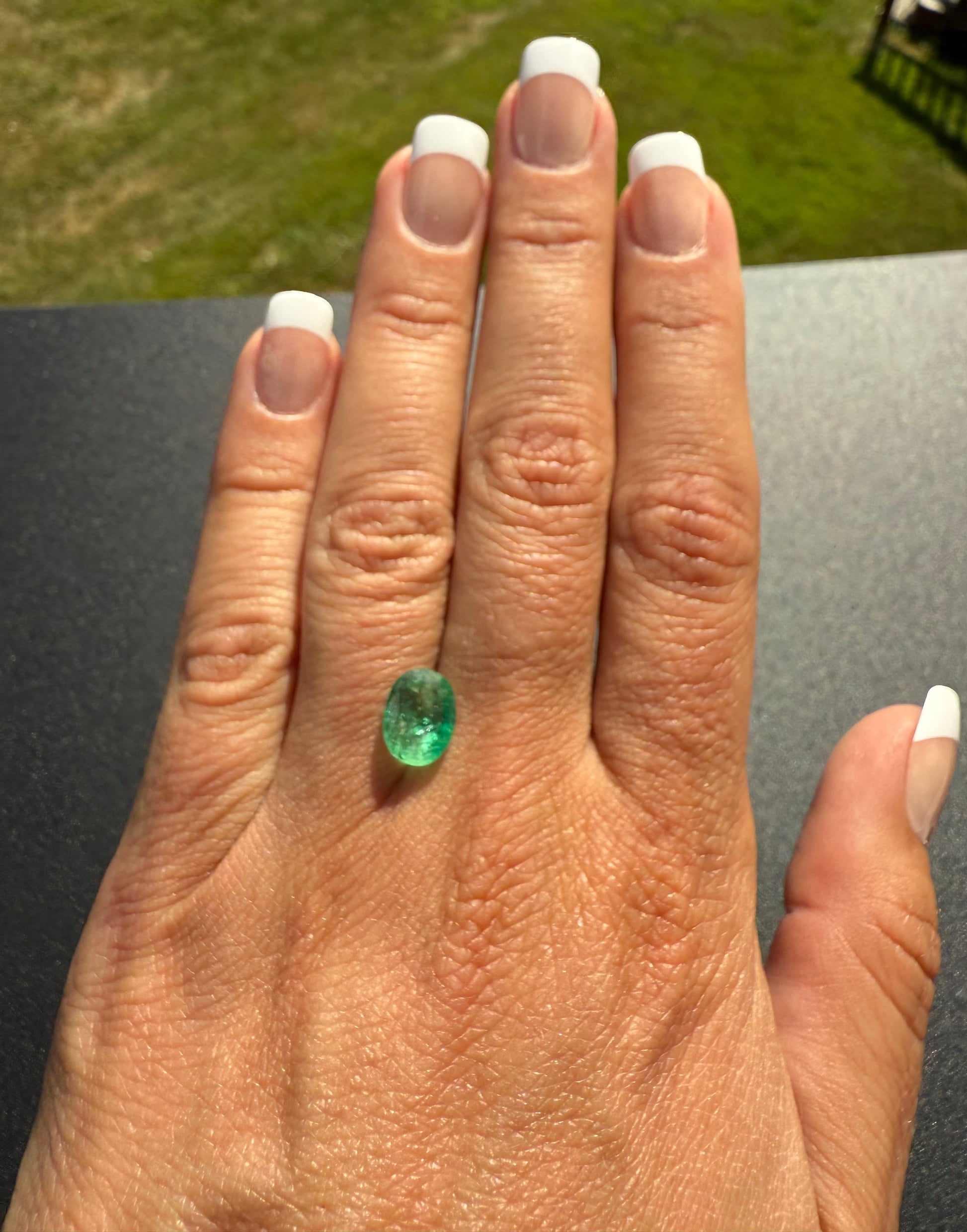 Oval Cut Columbian Emerald