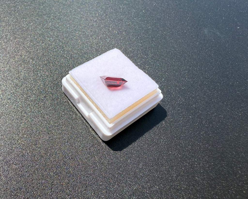 Natural Rhodolite Garnet Emerald Cut
