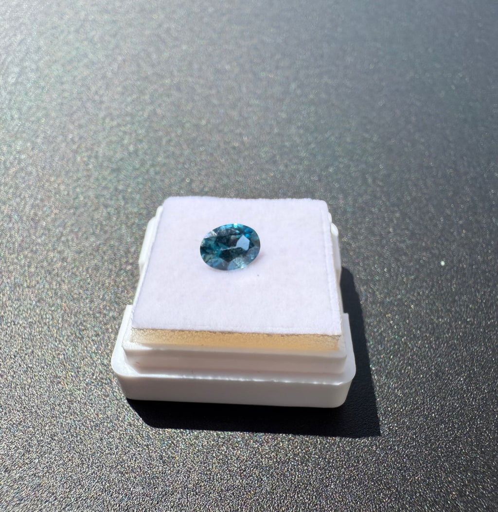 Oval Cut Natural Swiss Blue Topaz