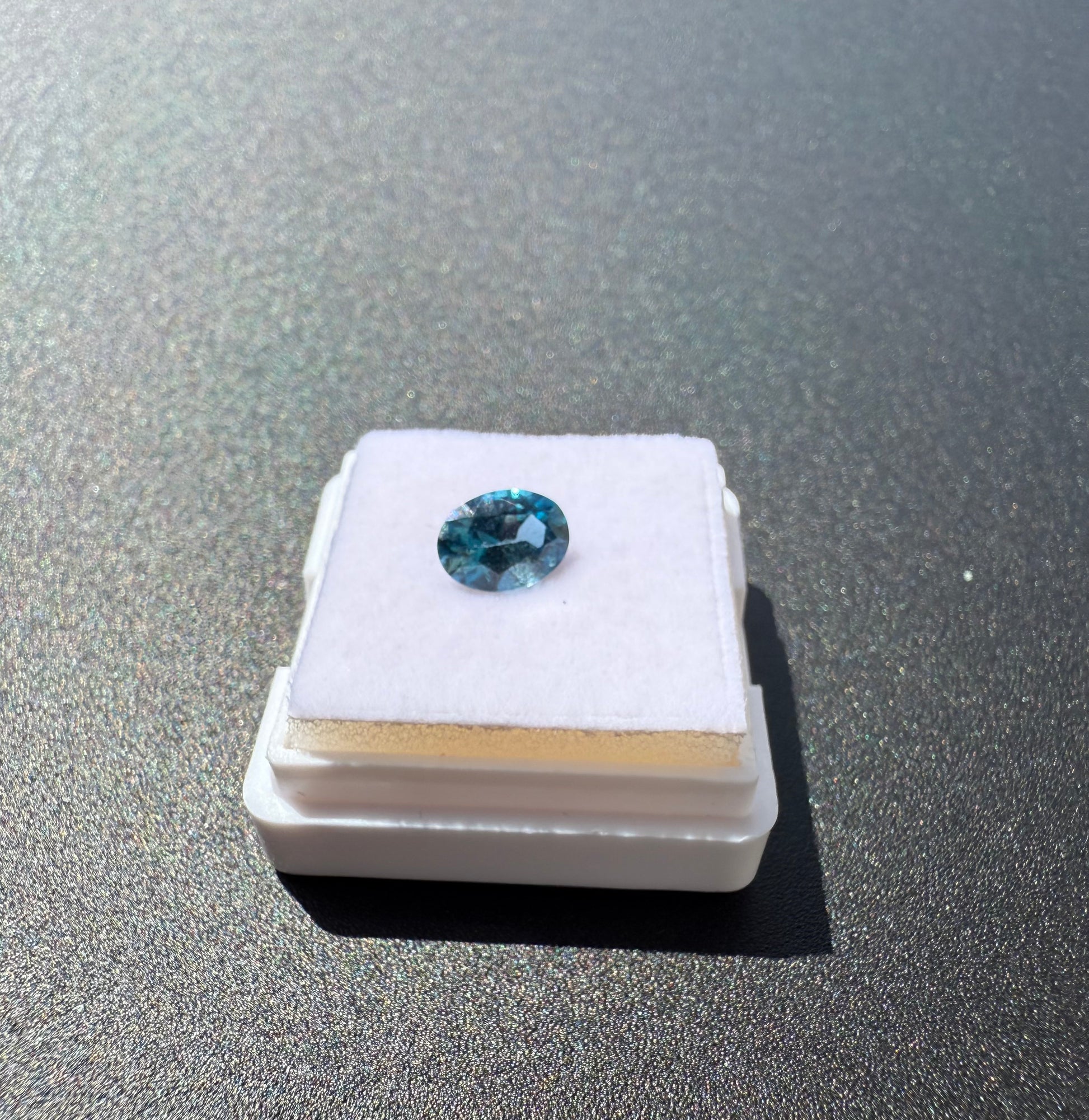 Oval Cut Natural Swiss Blue Topaz