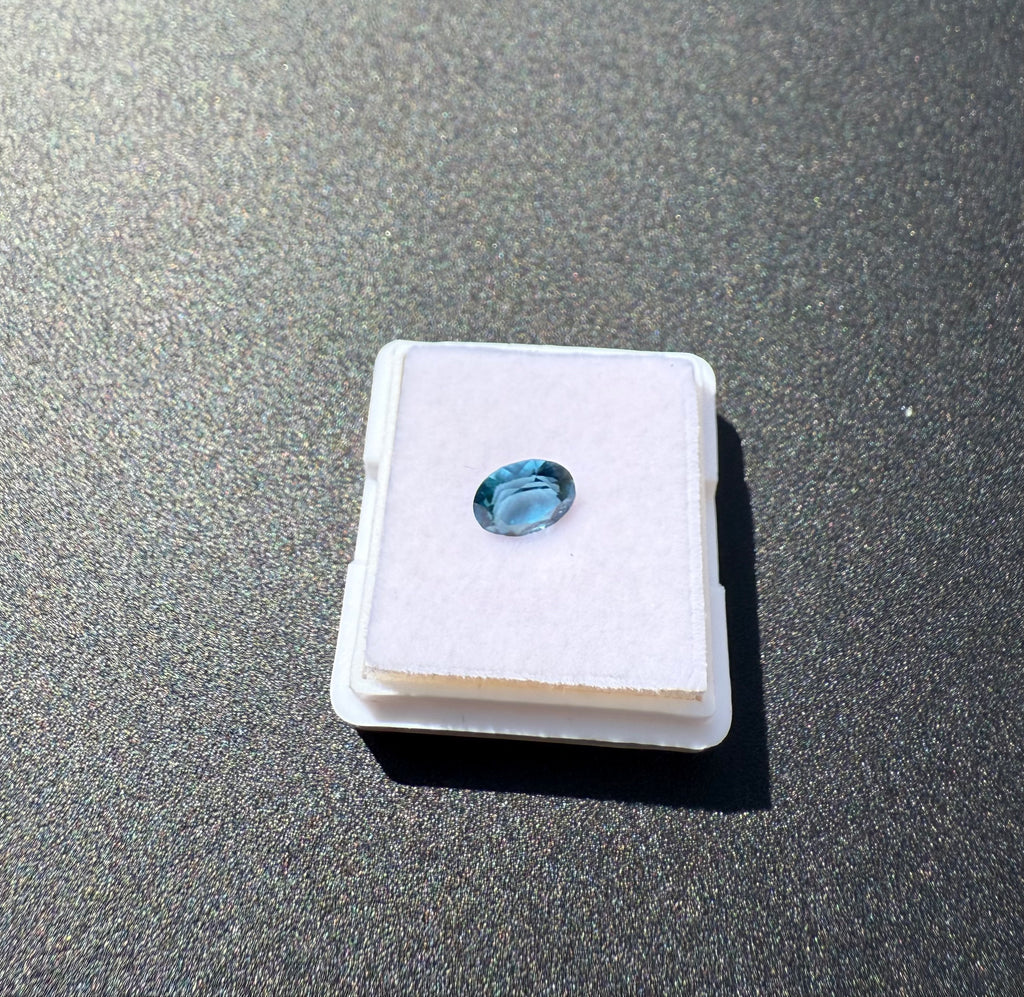 Oval Cut Natural Swiss Blue Topaz