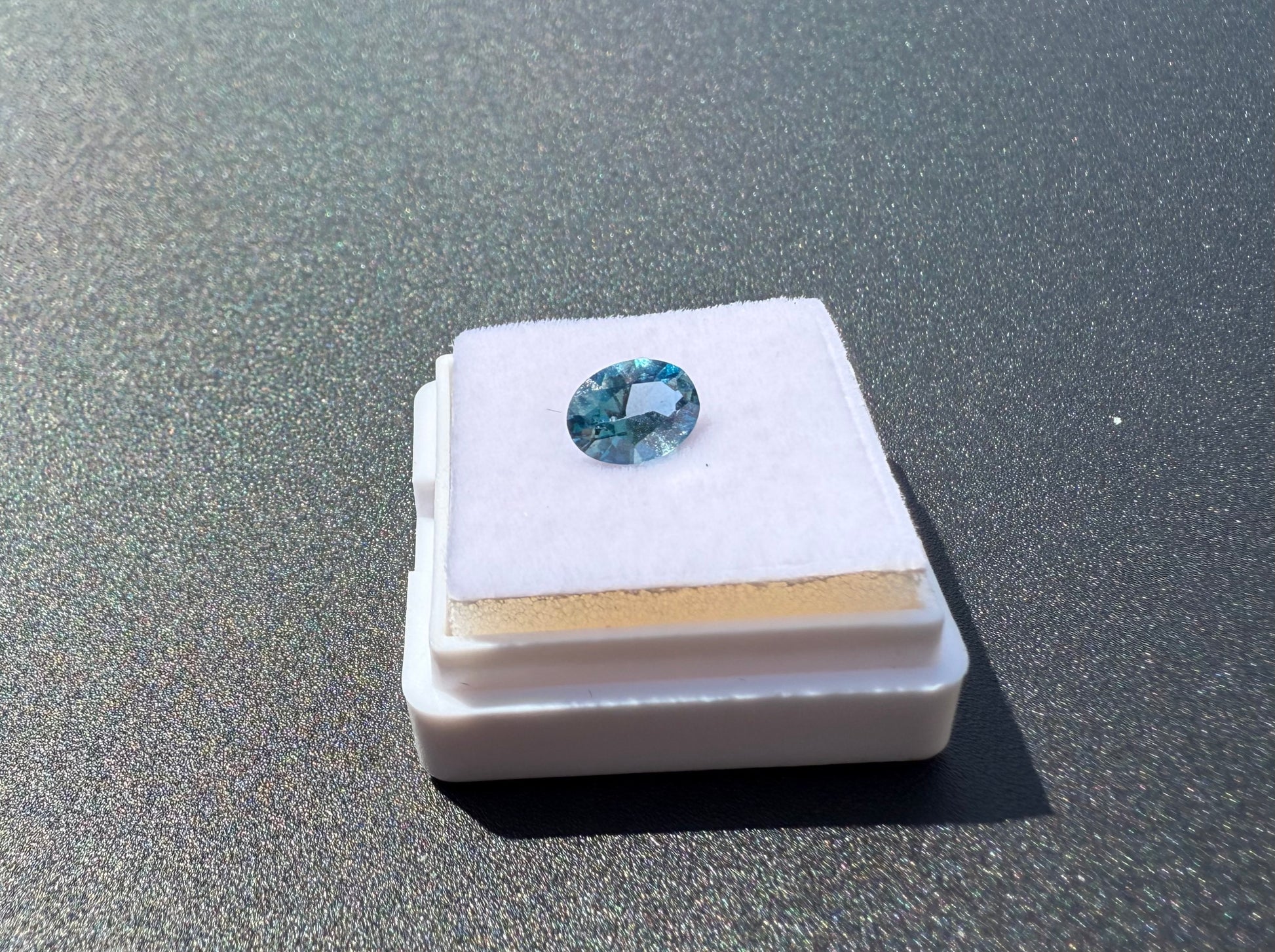 Oval Cut Natural Swiss Blue Topaz