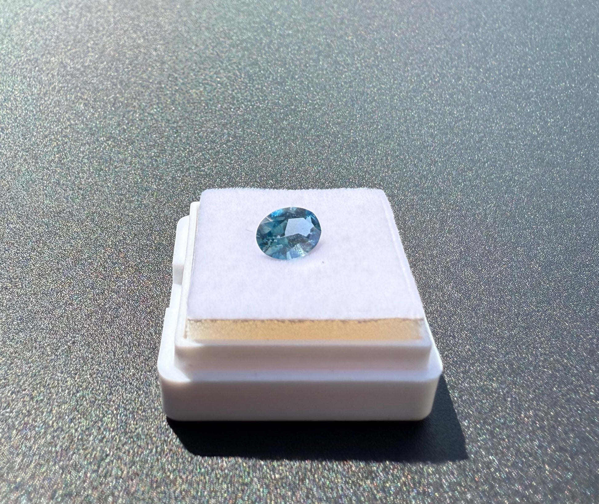 Oval Cut Natural Swiss Blue Topaz