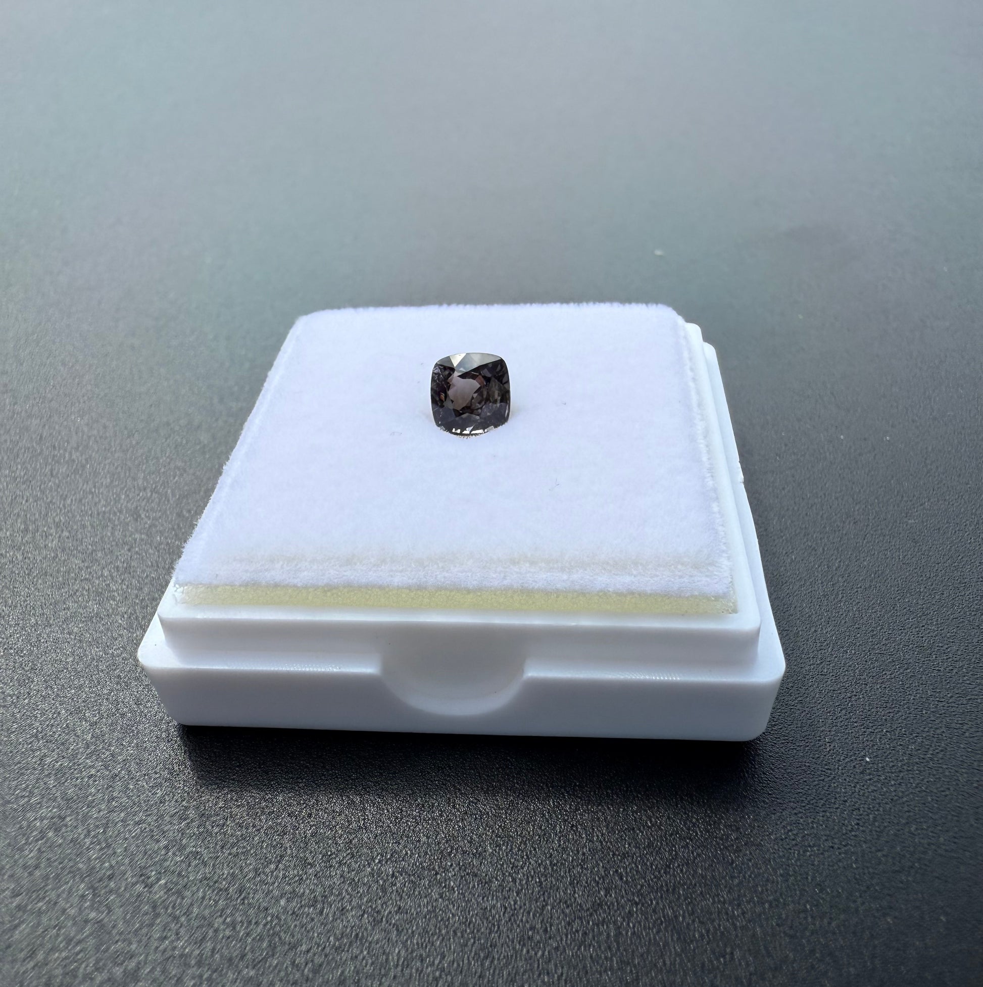 Violet Grey Spinel Cushion Cut