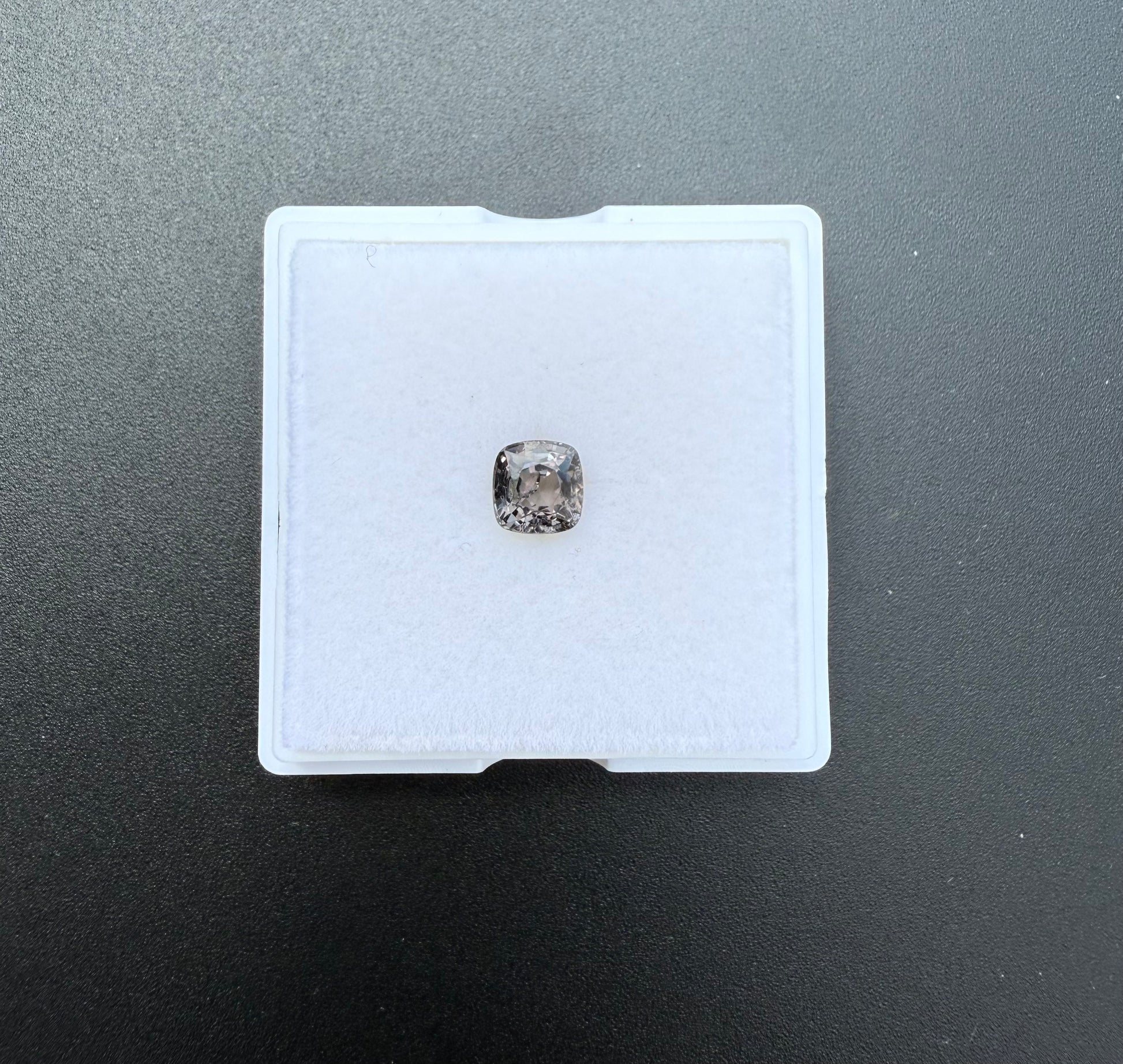 Violet Grey Spinel Cushion Cut