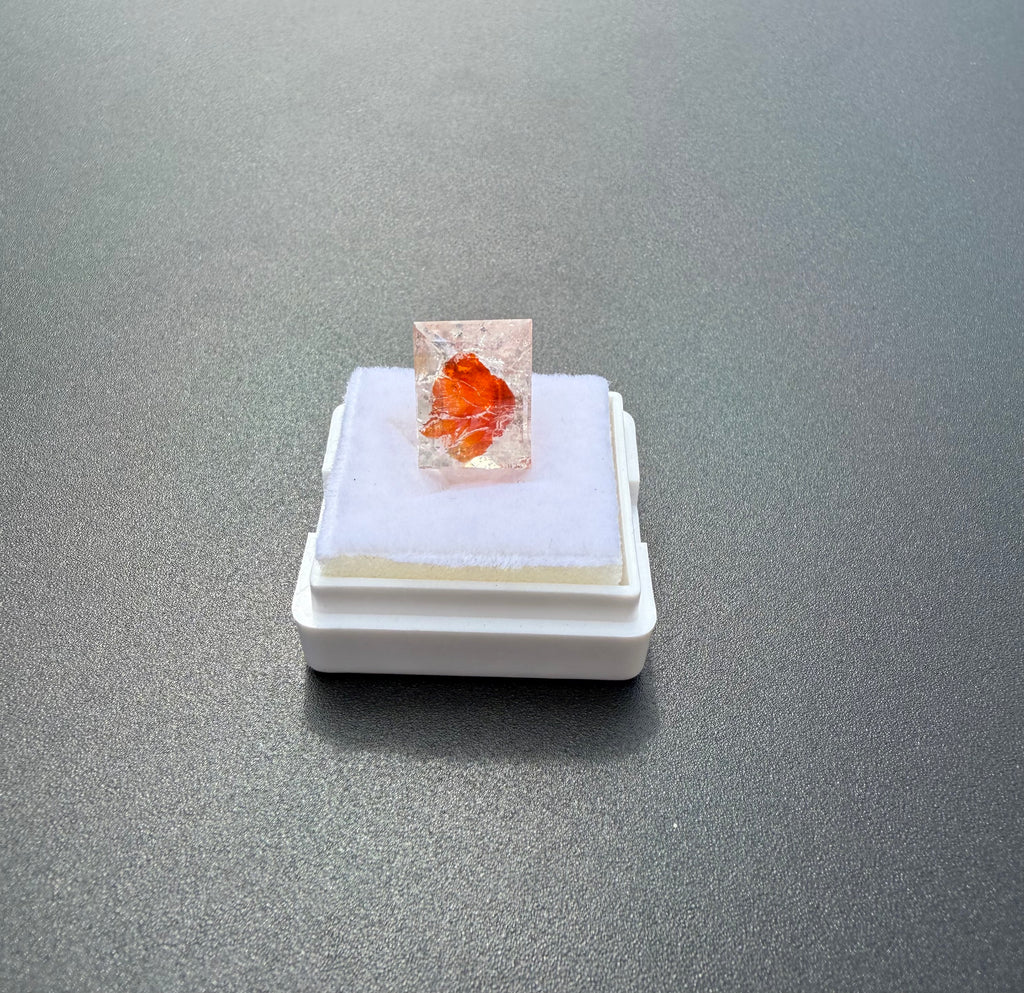 Emerald Cut Hematoid Quartz