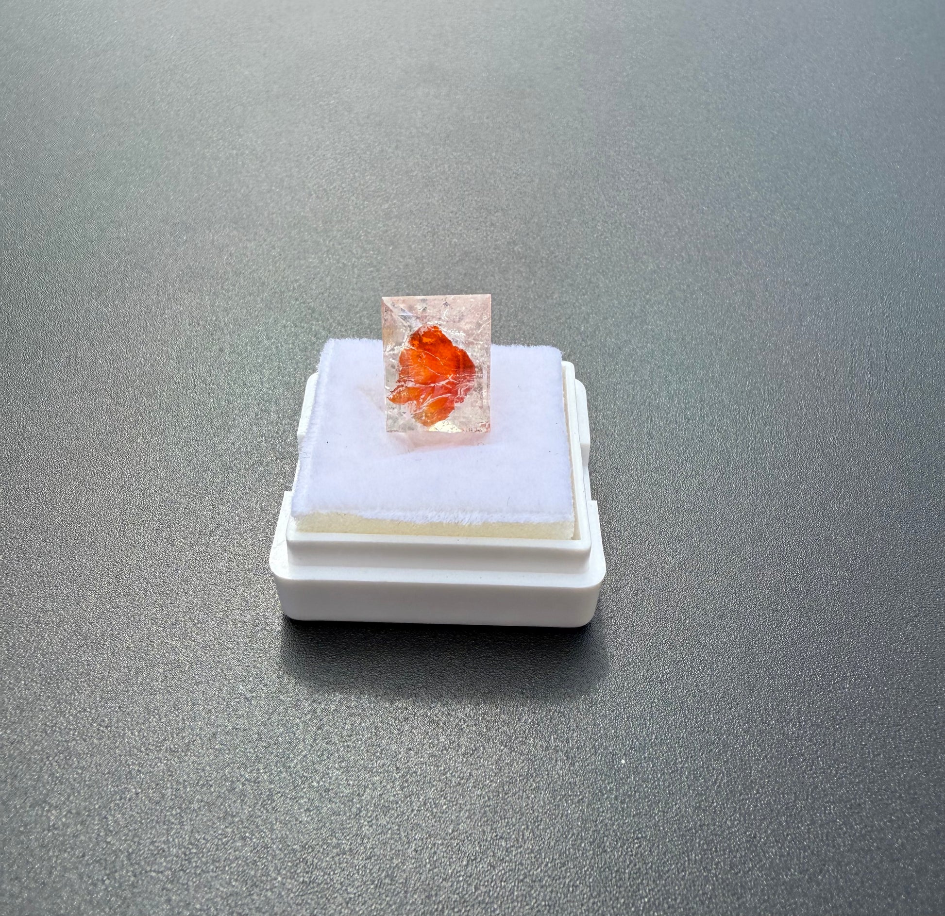 Emerald Cut Hematoid Quartz