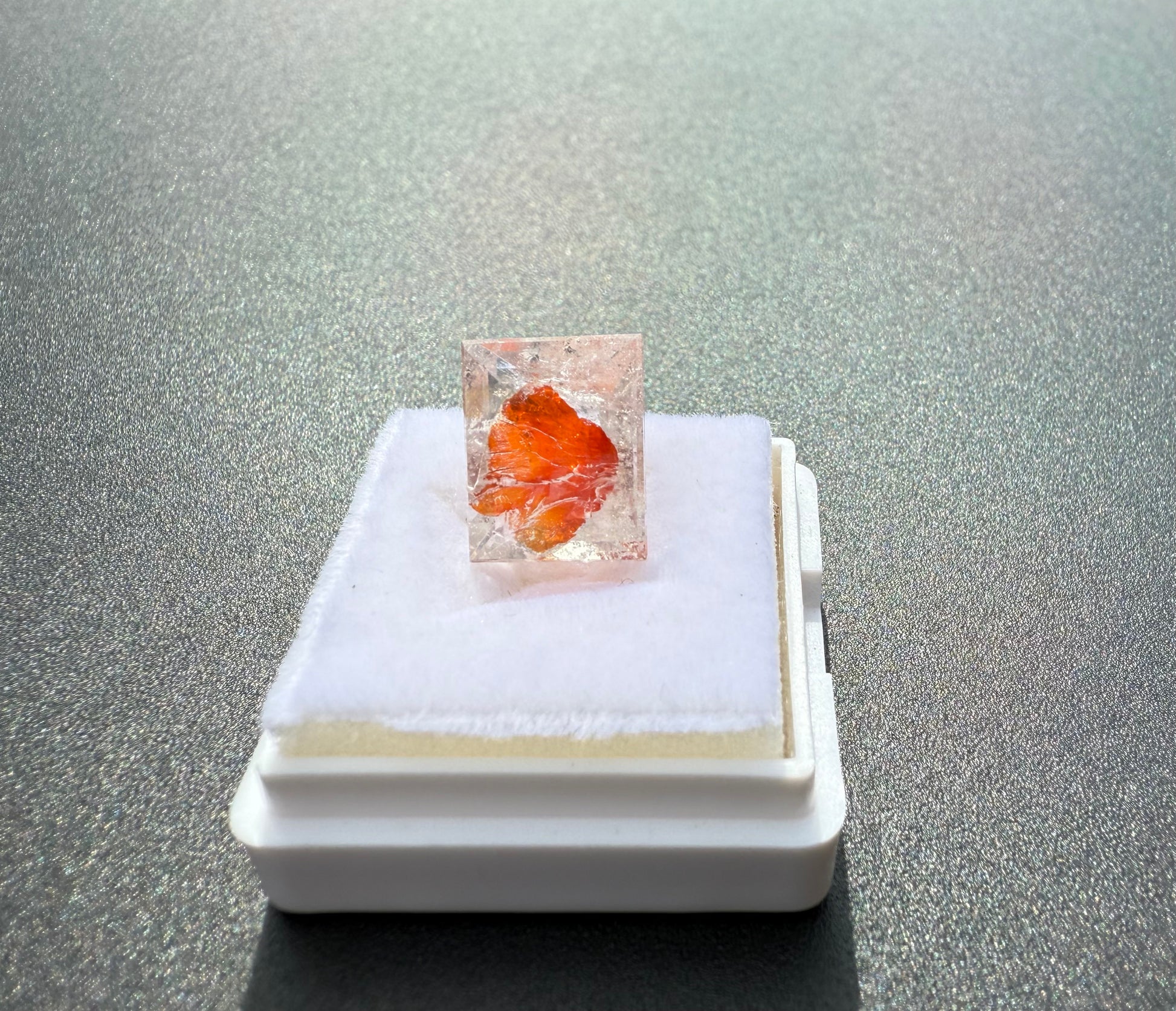 Emerald Cut Hematoid Quartz