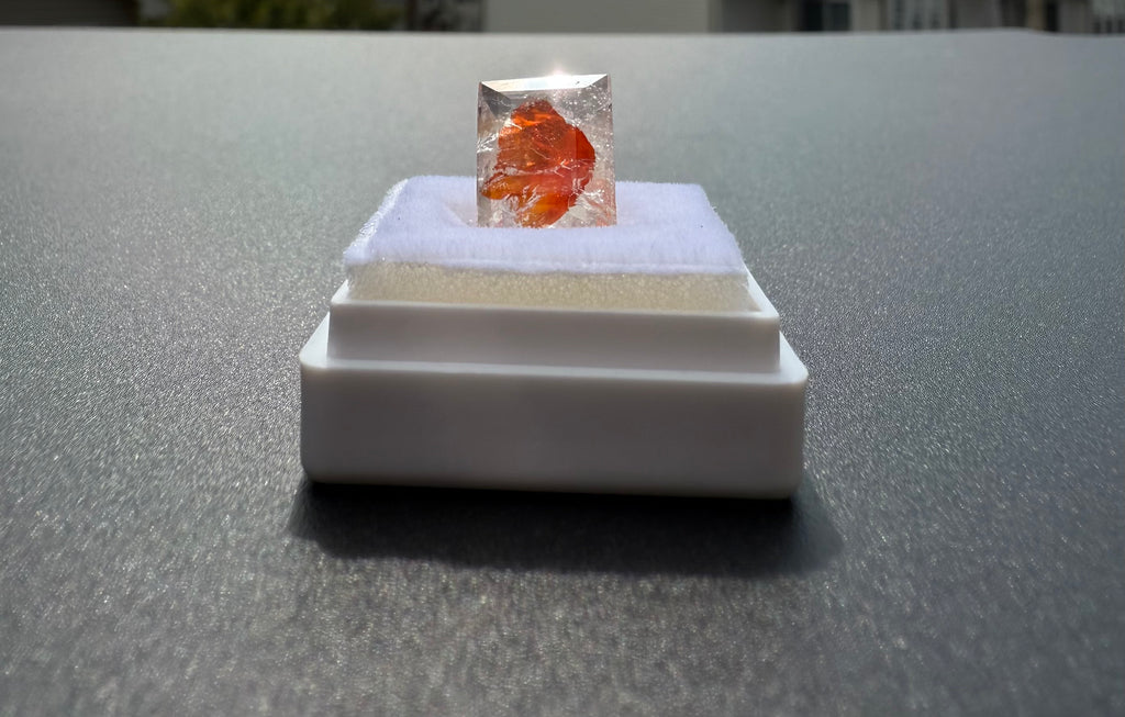 Emerald Cut Hematoid Quartz