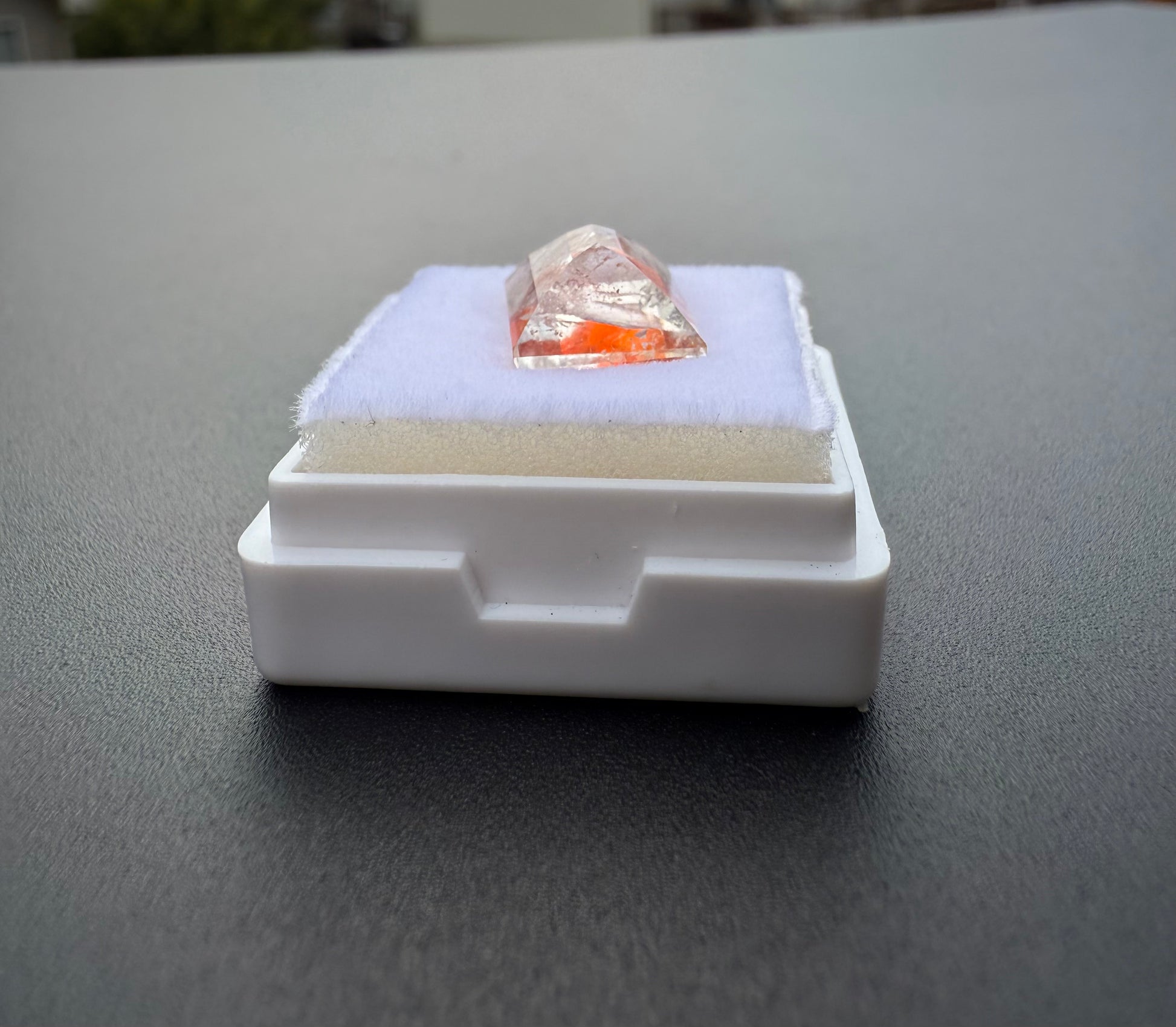 Emerald Cut Hematoid Quartz