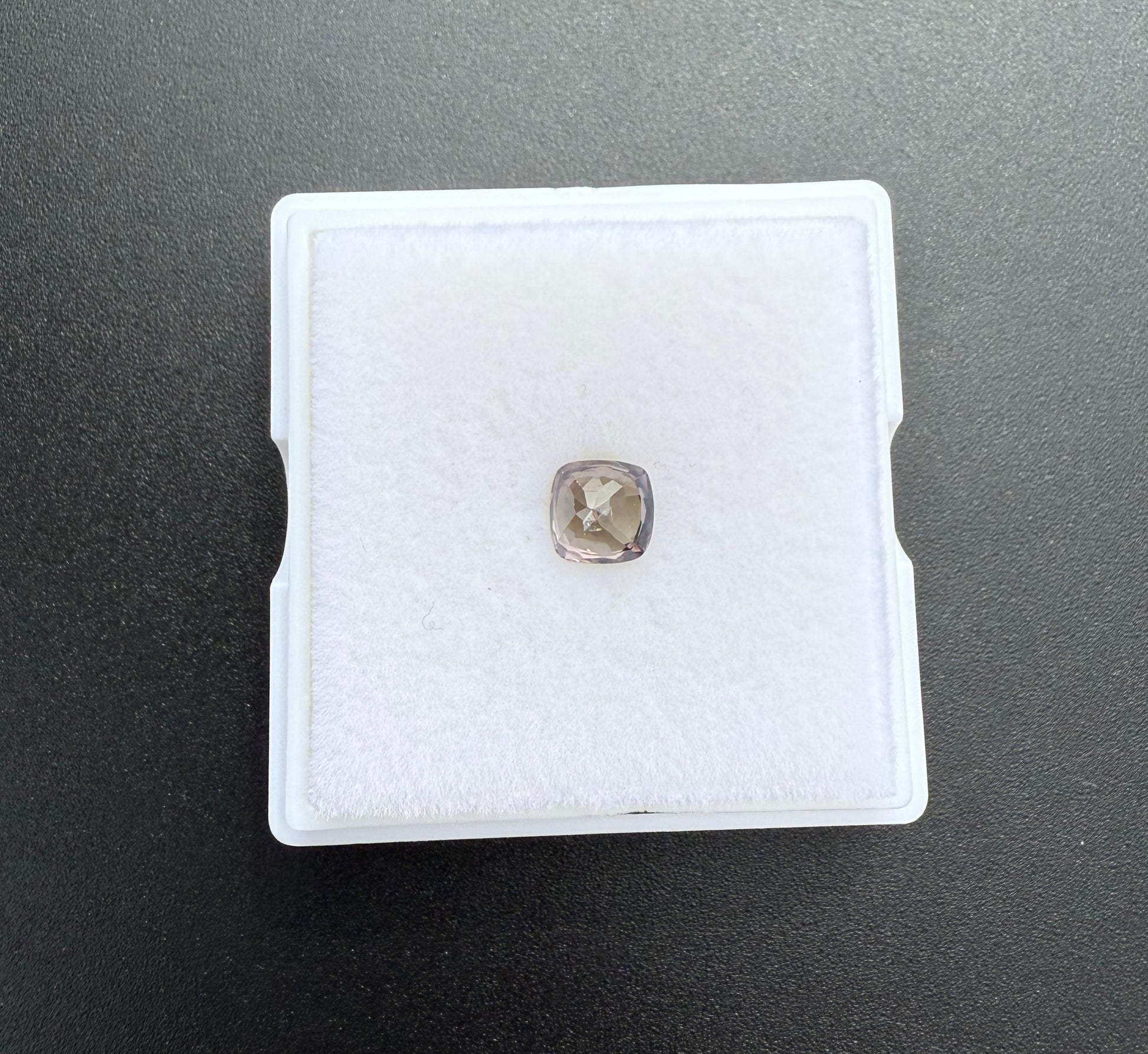 Violet Grey Spinel Cushion Cut